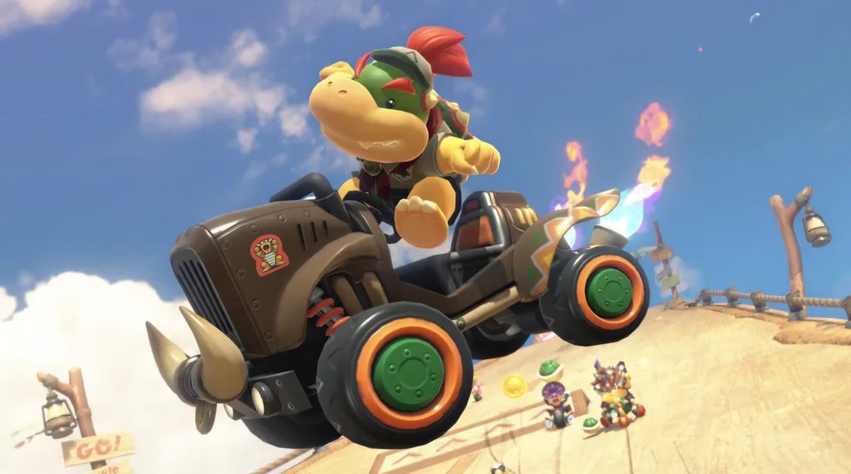 MarioKartActu's tweet photo. Présentation du petit monstre 💥 #MarioKartWorld https://t.co/pxx7qTuVUQ