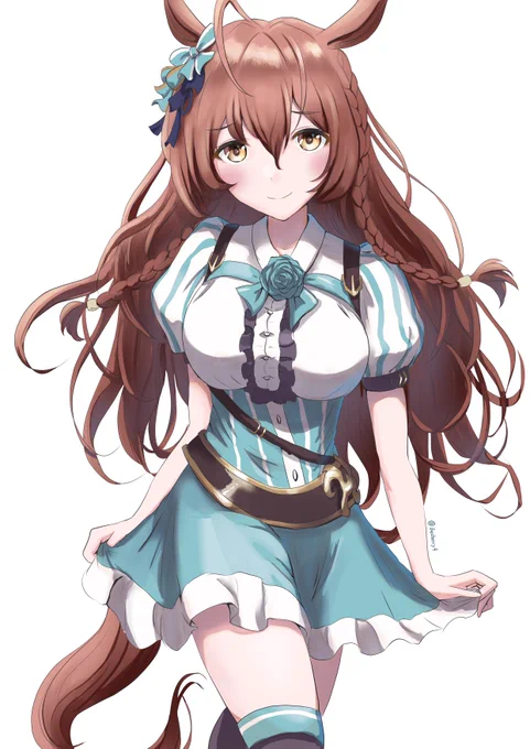 ミニも似合うと思って描いたブライトさん…おたおめ#メジロブライト生誕祭2025 
