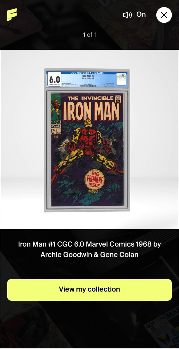 w_kehler007's tweet photo. Saw the crown jewel was found so decided to open my #58 case and to my surprise hit Iron Man #1!! 🔥 Keeping in the collection for now. @Fanable https://t.co/vmAkDwj6u3