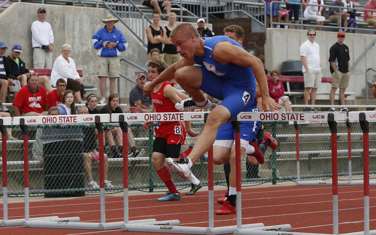 🗓️ ThisDateInOHSAAHistory: April 11, 2015 - Chad Zallow (Warren JFK) set the #OHSAA Division III state record in the 110m hurdles with a time of 13.50, a mark that still stands. Zallow, a three-time state champ in the 110m hurdles, also still shares the state record in the 100m.