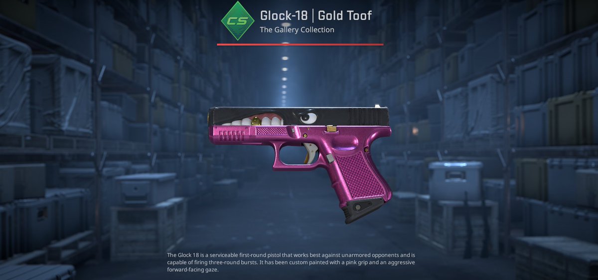 cs2galaxy's tweet photo. 🔥 Glock | Gold Toof (0.16 float) Giveaway! 🔥

To enter:

✅ Subscribe: https://t.co/lTDnIZCfTp
✅ Join Discord: https://t.co/kwuTwTMAUc
✅ Like, Follow &amp; Repost

🎯 Winner in 7 days! Good luck! 🍀

#CSGO #Skin #CS2Giveaway #Giveaway #CS2 #skins https://t.co/NdTcWHlyh9
