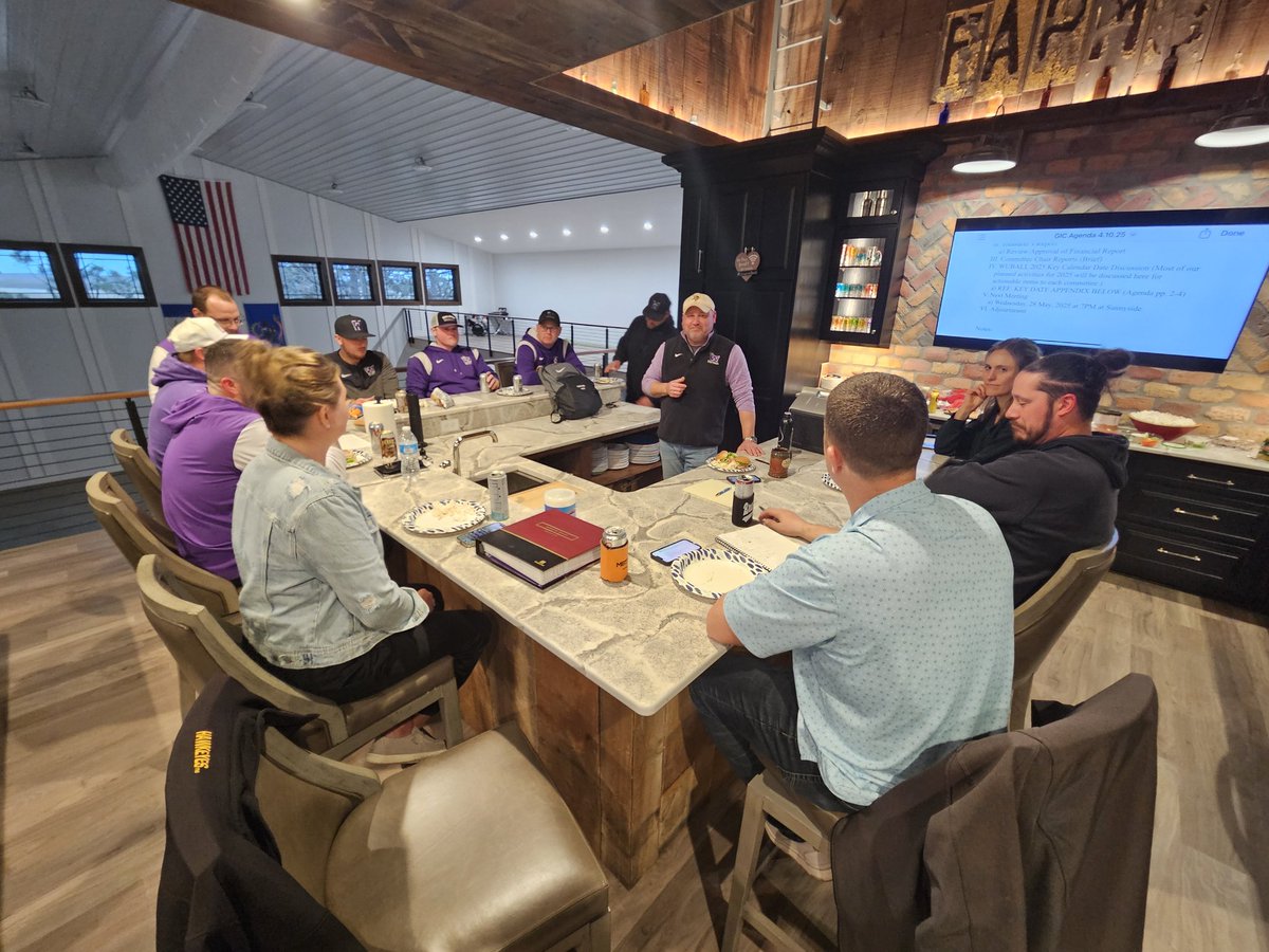 Gameplanning our club calendar for the 2025 season. Details to come but the GIC golf tournament, hotdog eating contest, Community Night, postgame player meals, The Bolsys, and our great tailgating atmosphere are all back. 

Kick it off tomorrow at the Spring Game at 1pm
