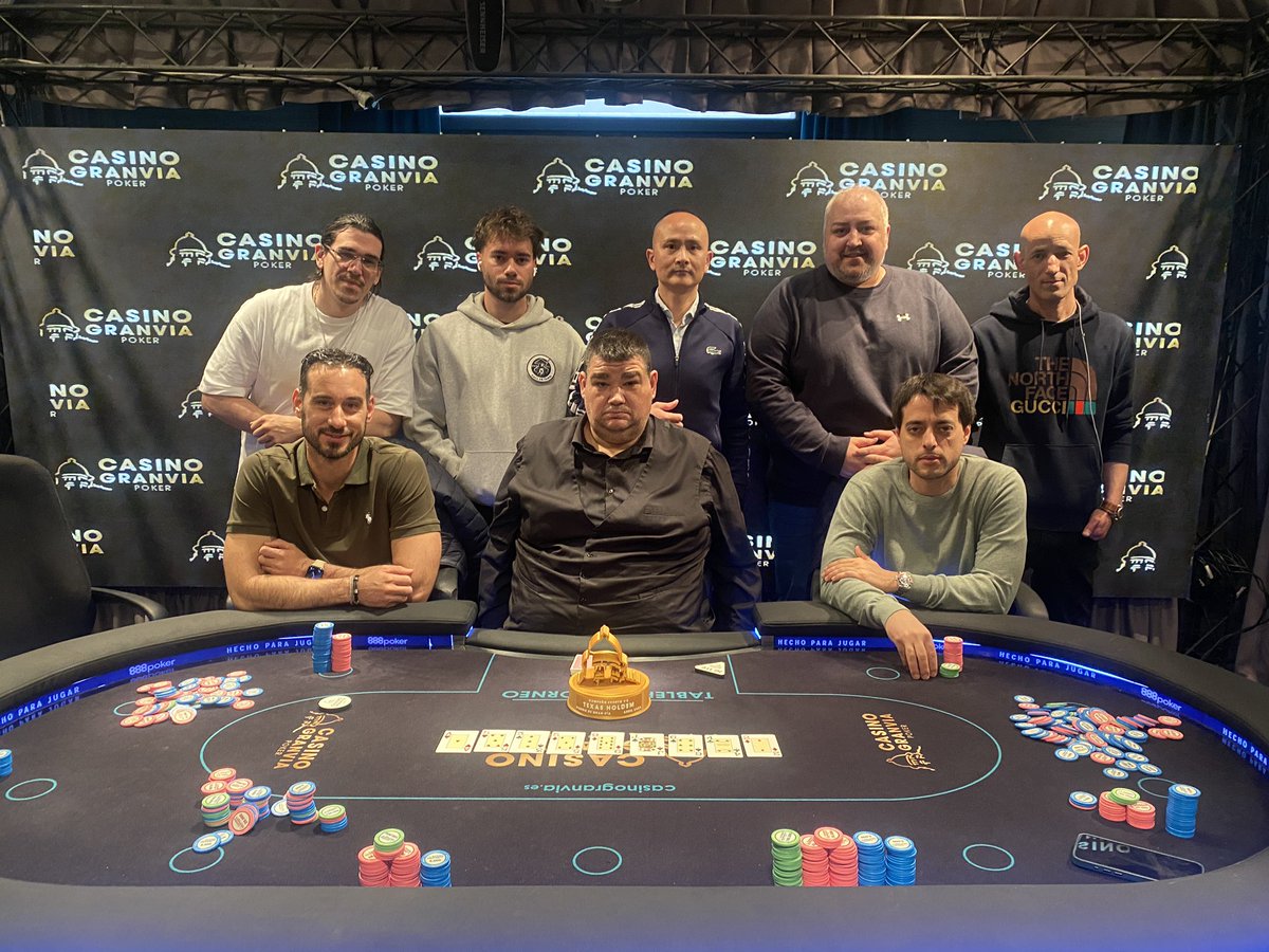 CasinoGVPoker's tweet photo. Arranca la mesa final del evento #2 de las:

#SuperLowRollerSeries💫

¡Estos son sus protagonistas!

¡Mucha suerte!

@CasinoGranVia https://t.co/sTkfy3ma39
