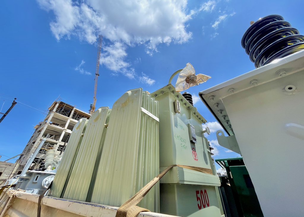 UEDCLTD's tweet photo. #LightingUpYourWorld with reliable power!

New transformers rolling out across regions—replacing faulty units to safe, reliable electricity supply. 

Brighter homes, stronger businesses; to growing communities together. 

#UEDCLinService https://t.co/O4sBEIrzWH