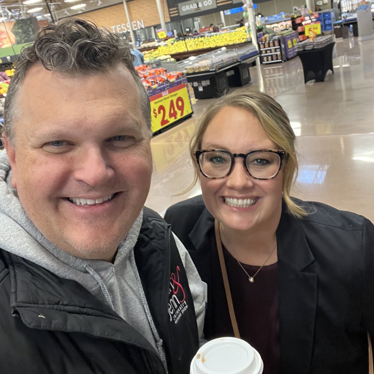 Grand ReOpening of <a href="/kroger/">Kroger</a> in Liberty Twp! So many amazing listeners! 💙