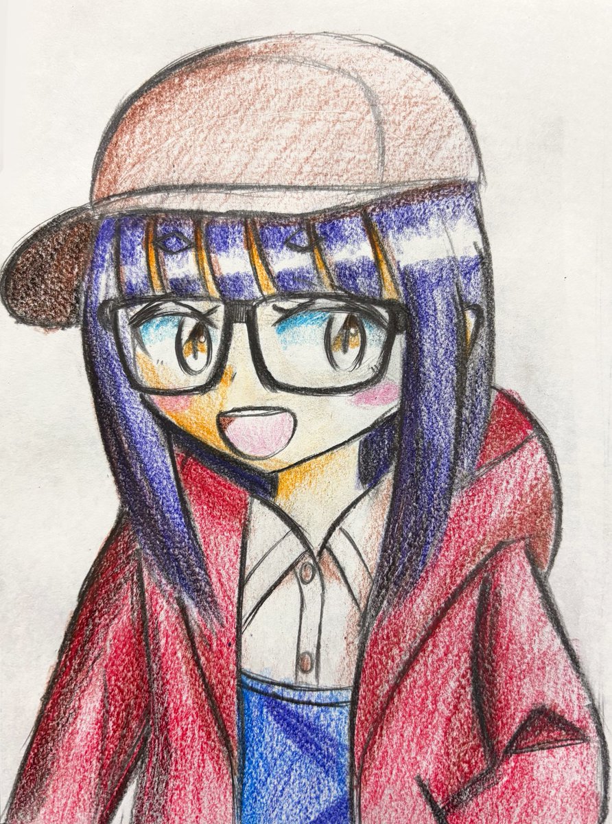 ゆるキャン「【再掲】 #大垣千明 #ゆるキャン 」|青葉クワックス🍥逃走中×謎解きのイラスト