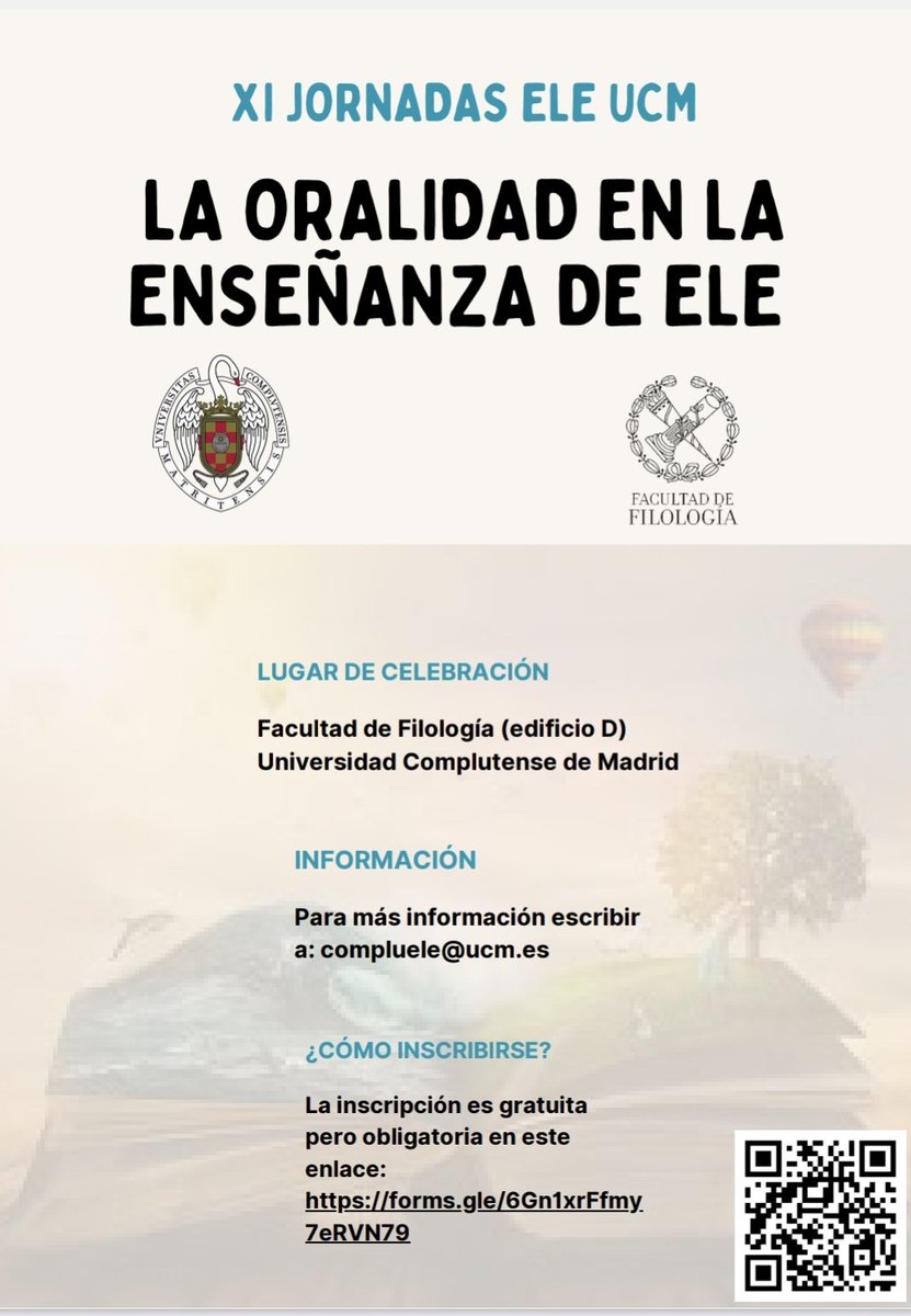 La última semana de abril me encontraréis en las XI Jornadas ELE de <a href="/compluele/">compluele</a> hablando de #pronunciaciónELE y multimodalidad.
👇¿Qué puede salir mal tan bien rodeado?👇