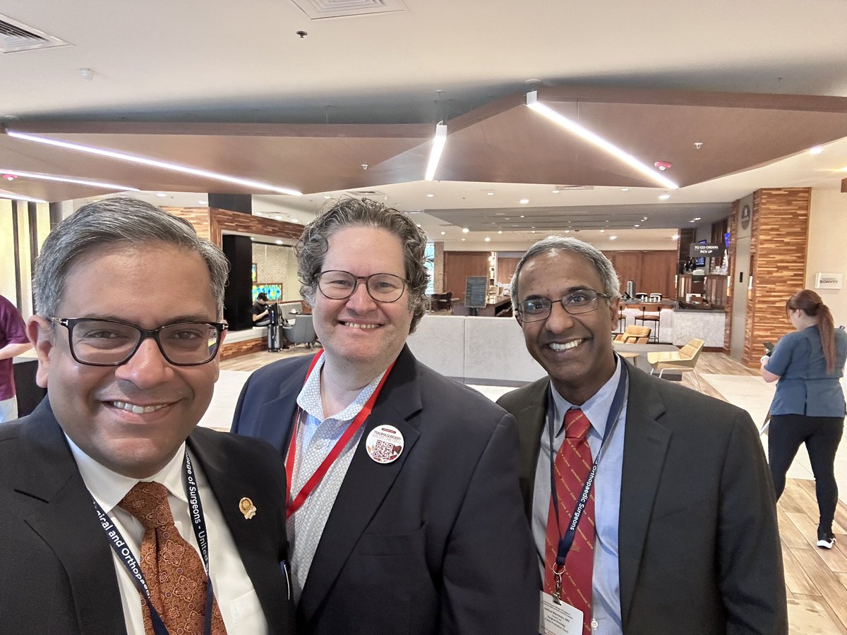 Mayur Narayan (@surgedmd) on Twitter photo Always great to see my good friend <a href="/elliotthaut/">Elliott R Haut, MD, PhD</a> Editor-in-Chief <a href="/TSACO_AAST/">Trauma Surgery & Acute Care Open (TSACO)</a> at <a href="/ICSUSS/">International College of Surgeons - US Section</a> 86th Annual Surgical Update. We rock, paper, scissored who would take the selfies
<a href="/joshuamammen/">Joshua Mammen MD PhD</a> <a href="/VithiananthanMD/">Siva Vithiananthan MD</a> <a href="/DRShariqueNazir/">DR Sharique Nazir</a> <a href="/Intlsurgery/">International Surgery</a> <a href="/RutgersGlobal/">Rutgers Global</a> #IinternationalSurgery #Global Always great to see my good friend <a href="/elliotthaut/">Elliott R Haut, MD, PhD</a> Editor-in-Chief <a href="/TSACO_AAST/">Trauma Surgery & Acute Care Open (TSACO)</a> at <a href="/ICSUSS/">International College of Surgeons - US Section</a> 86th Annual Surgical Update. We rock, paper, scissored who would take the selfies
<a href="/joshuamammen/">Joshua Mammen MD PhD</a> <a href="/VithiananthanMD/">Siva Vithiananthan MD</a> <a href="/DRShariqueNazir/">DR Sharique Nazir</a> <a href="/Intlsurgery/">International Surgery</a> <a href="/RutgersGlobal/">Rutgers Global</a> #IinternationalSurgery #Global