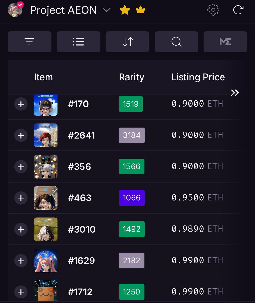 HODLxBTC's tweet image. Don’t tell me I didn’t warn you…
Only 7 Aeons 🪽left below 1 ETH

Do not miss your opportunity

Believe in something
$SPX #ProjectAeon