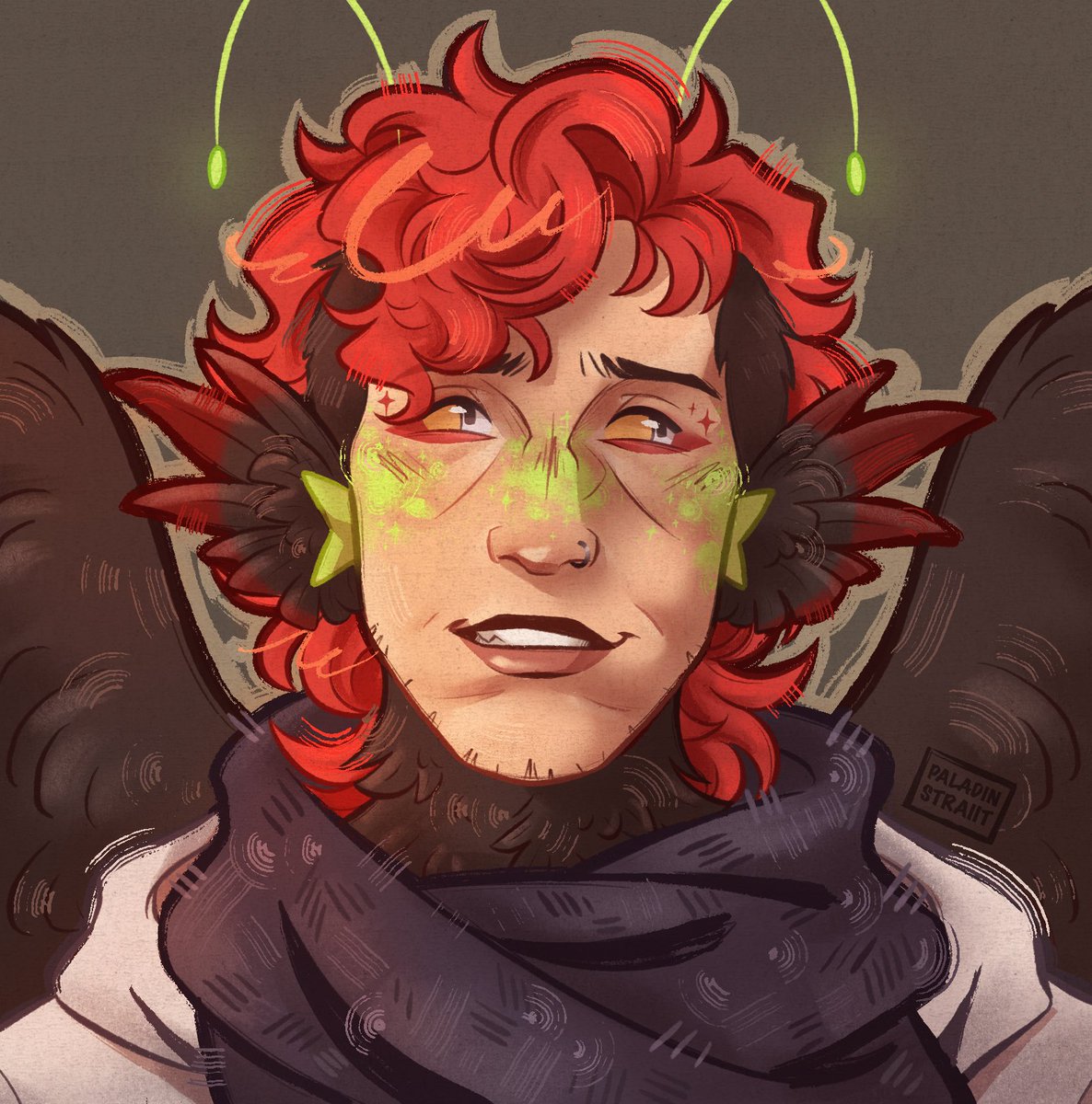 paladin_straiit's tweet image. guys HOLD I forgot to turn the paper texture layer back on fuck my life and everything ever this is what it’s supposed to look like