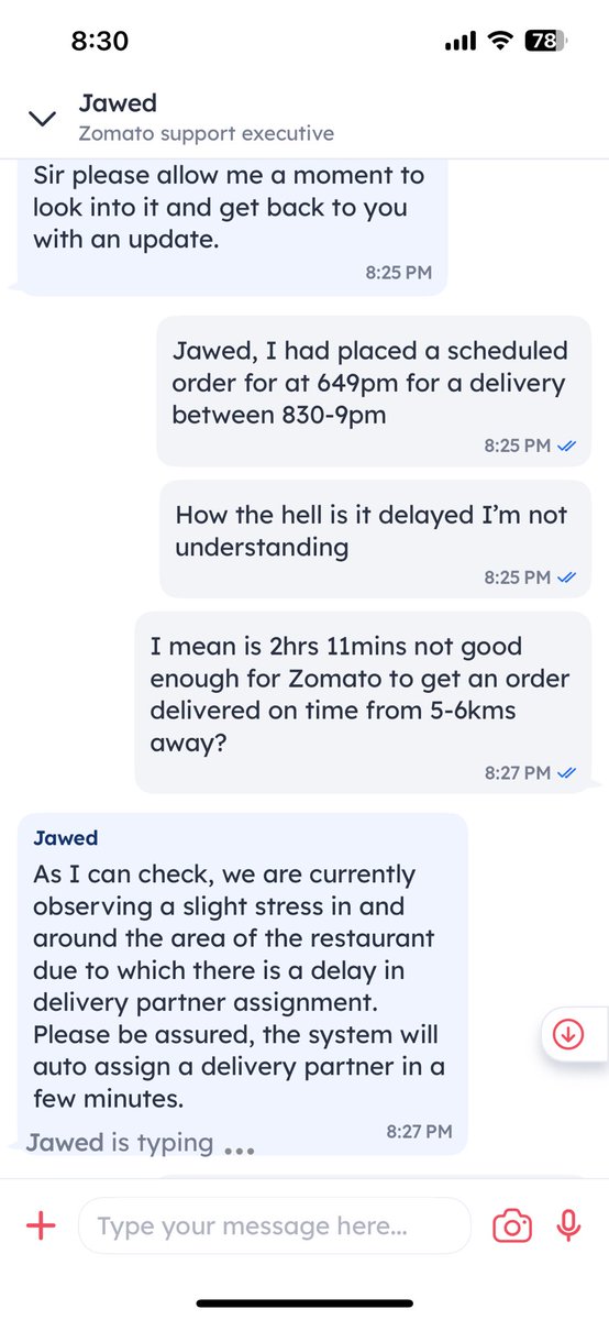 GauravP209's tweet photo. Is this what I’m paying a gold membership fee + platform fee for ? P.S. this is in Gurgaon. Horrible service, more than 2 hrs notice yet delayed order. @zomatocare @zomatocare

@deepigoyal at least get your algorithm to work in your current town of residence https://t.co/PRb5mUybtU