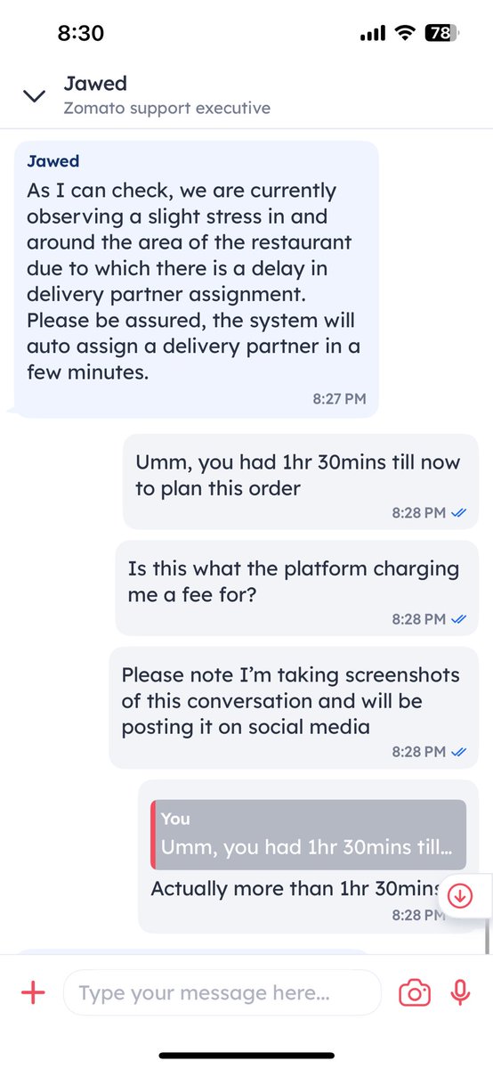 GauravP209's tweet photo. Is this what I’m paying a gold membership fee + platform fee for ? P.S. this is in Gurgaon. Horrible service, more than 2 hrs notice yet delayed order. @zomatocare @zomatocare

@deepigoyal at least get your algorithm to work in your current town of residence https://t.co/PRb5mUybtU
