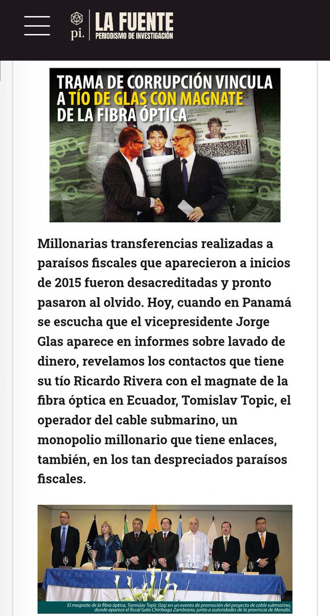 agdbue's tweet photo. @Libertador_Ec Empezando por la sucia que preside el @cnegobec y que autorizó a Telcodata de los Topic a hacer exit-poll cuando ellos y sus empresas (Telconet trasmite los resultados al CNE) fueron declarados corruptos/as por el Banco Interamericano de Desarrollo @el_BID .

@DanielNoboaOk https://t.co/Ln7VRa8rqP