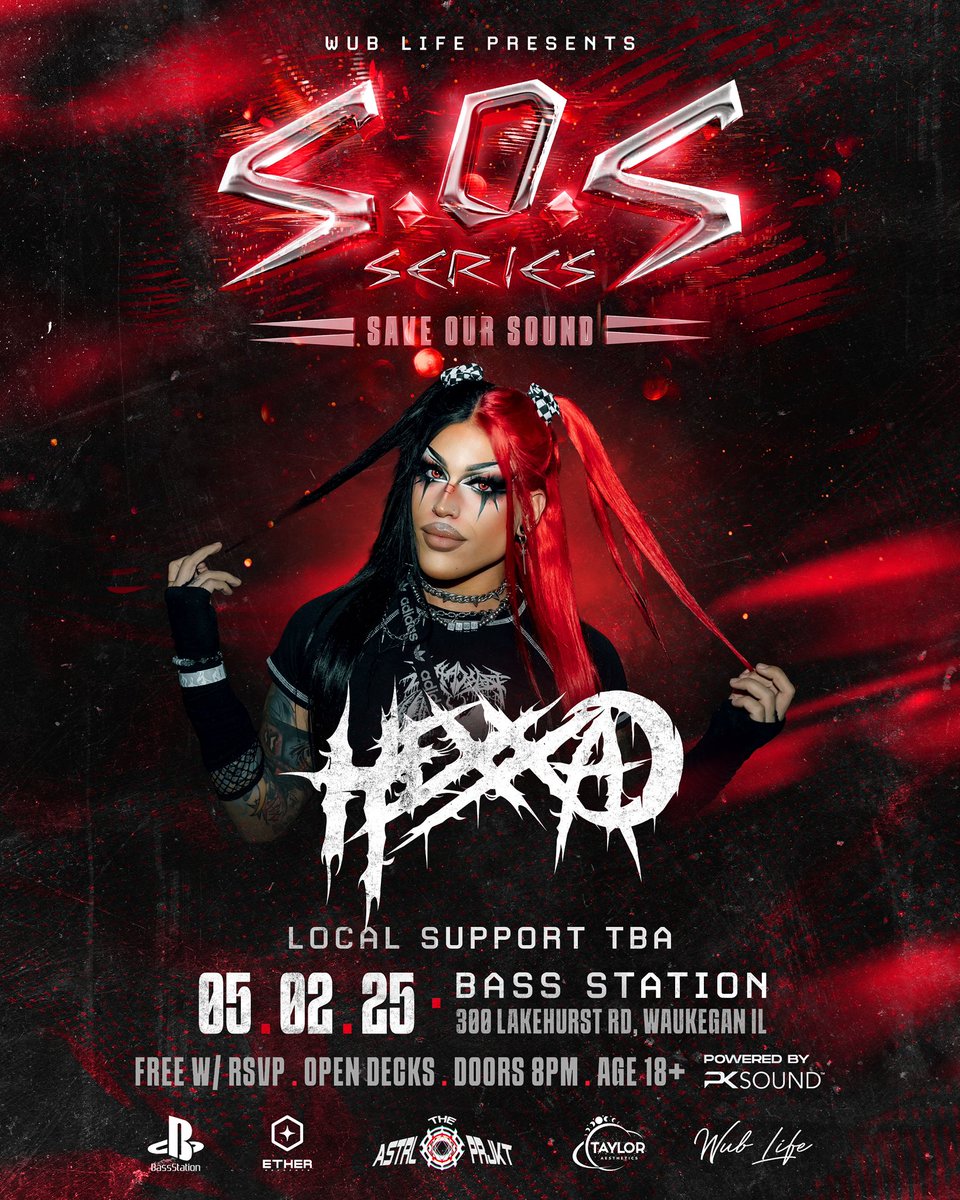 οΌ¨οΌ₯οΌΈοΌΈοΌ‘ (@hexxaofficial) on Twitter photo βΌοΈ HI CHICAGO βΌοΈ
iβm so excited to announce that i will be headlining next month at <a href="/BassStationChi/">Bass Station</a> π€
this show is FREE with RSVP, so i expect to see you all there πΉ
SEE YOU THERE π©Έ RSVP LINK IN BIO βΌοΈ HI CHICAGO βΌοΈ
iβm so excited to announce that i will be headlining next month at <a href="/BassStationChi/">Bass Station</a> π€
this show is FREE with RSVP, so i expect to see you all there πΉ
SEE YOU THERE π©Έ RSVP LINK IN BIO