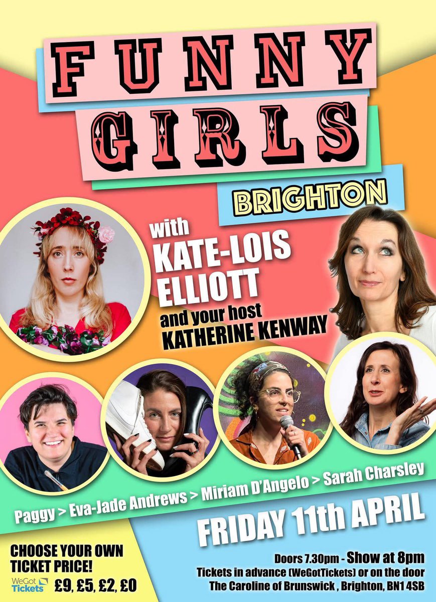 TONIGHT! Pay what you want comedy in Brighton! #standup #whatson #whatsoninbrighton