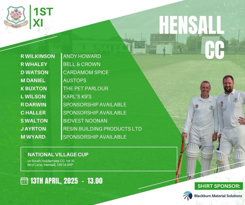Hensall Cricket Club tweet media
