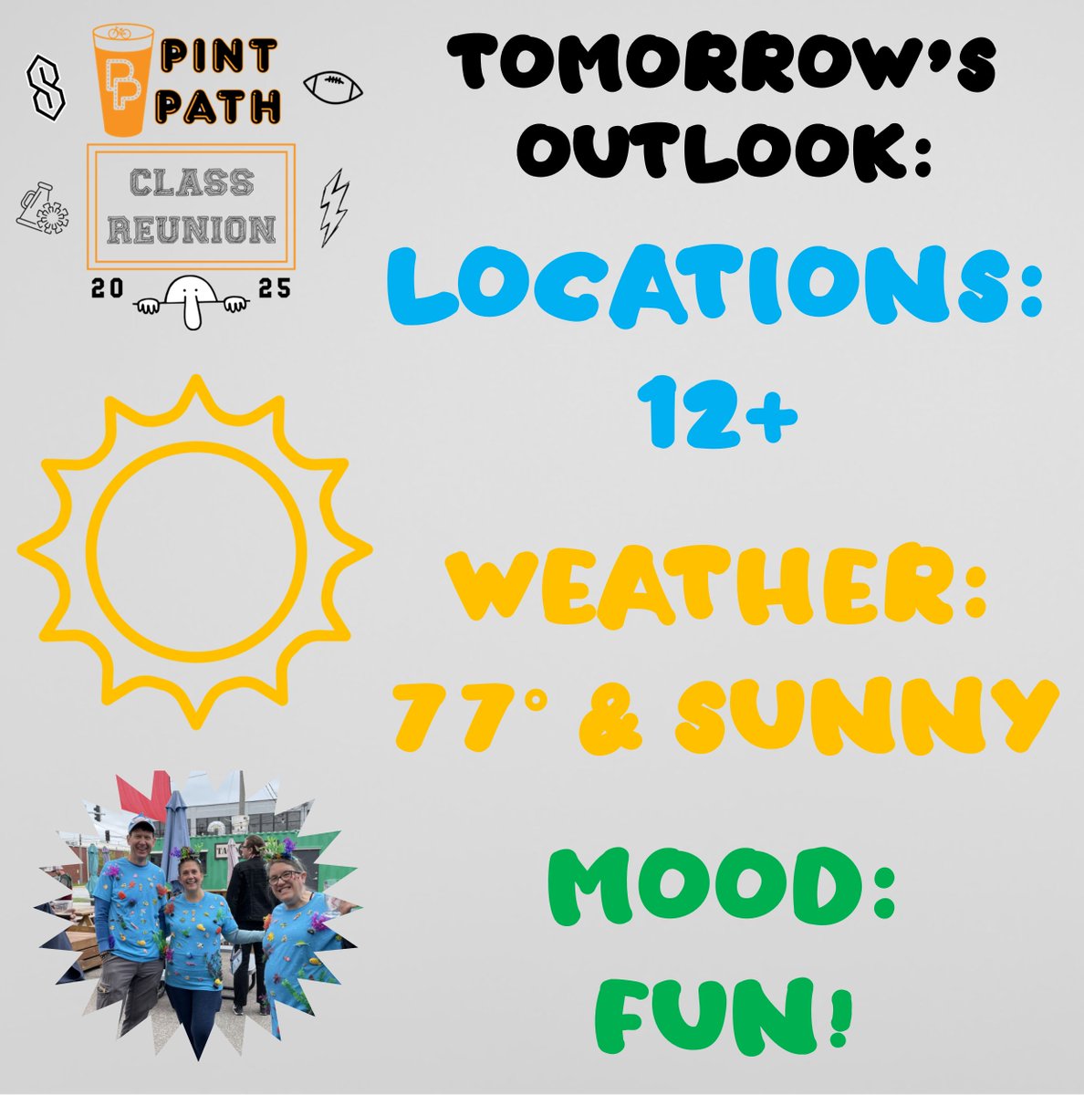 There's a citywide pub crawl tomorrow in North Kansas City! Perfect weather to pop into 6-15 places for beer, wine, cocktails, and delicious food! Get your tickets at pintpathnkc.eventbrite.com