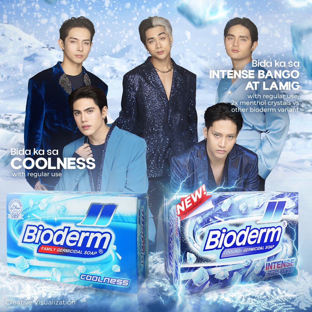 BIODERMofficial's tweet photo. Mapa-coolness o intense coolness, yan ang sikreto ng SB19 para BIDA SA COOLING POWER! (with regular use, 2x menthol crystal vs other bioderm variant)

#BastaBioderm
#BidaKaBastaBioderm

ASC REF NO. I0012P030625B https://t.co/guFz8D2NSA