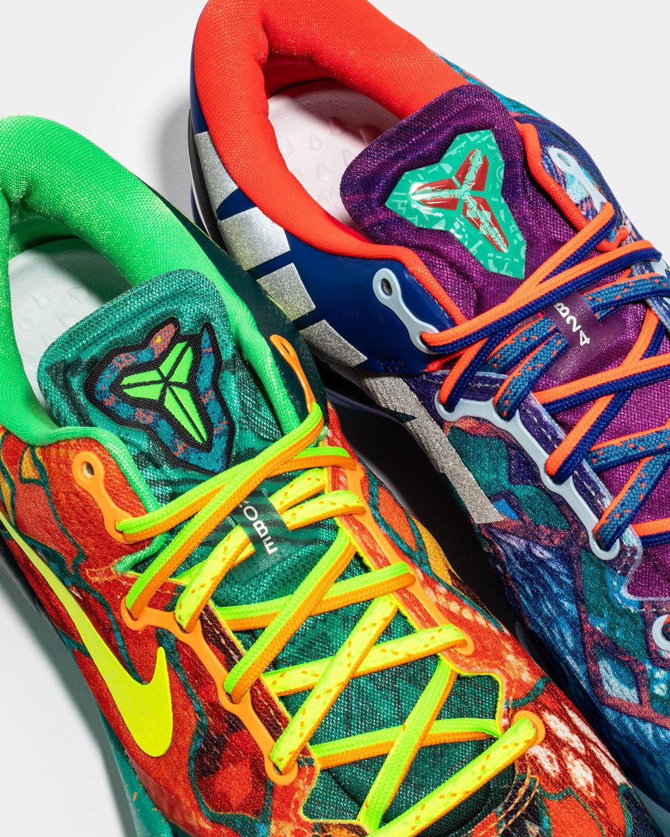 Info4Days's tweet photo. Nike Kobe 8 Protro ‘What The’ expected to have a bit over 30,000 pairs released on Sunday🏀🐍 https://t.co/GUczS7Fjx0
