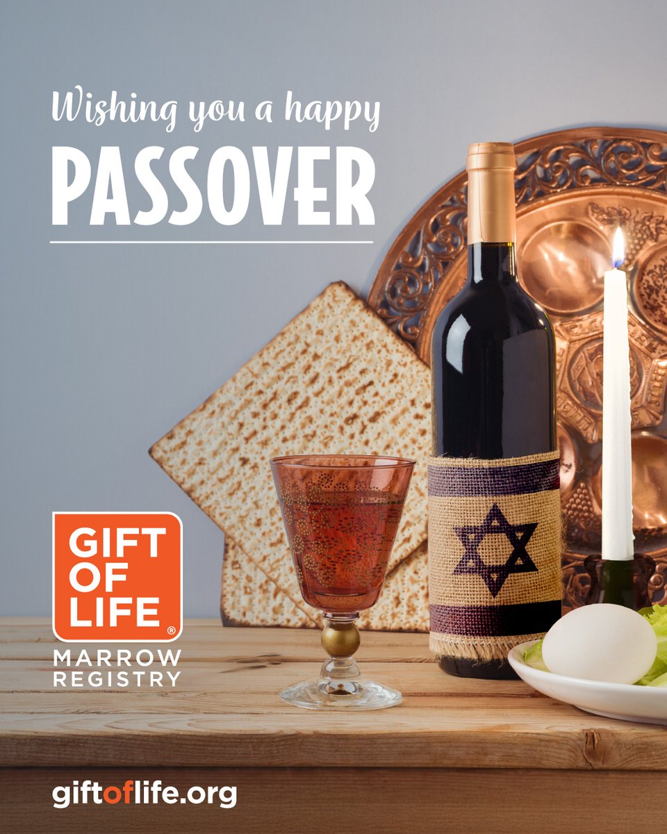 Chag Pesach Sameach! 🧡

As we gather with loved ones to share in the traditions of this holiday, we are reminded of the power of freedom, hope, and community. 

#Passover #ChagPesachSameach #GiftOfLife #CureBloodCancer
