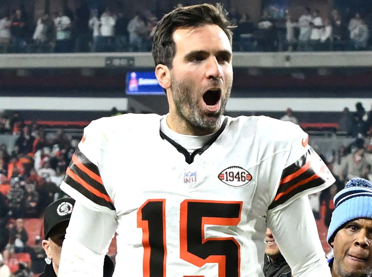 barstoolsports's tweet photo. The Browns Are Bringing Back The Last Quarterback To Take Cleveland To The Playoffs, Joe Flacco https://t.co/40UQwVoSSH https://t.co/32LUXx0sug
