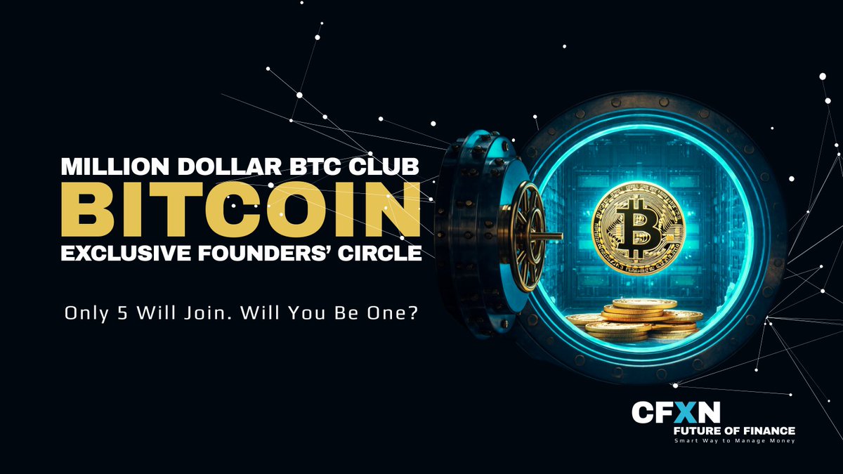 DanielDavi54153's tweet photo. Elite BTC holders, don’t miss your chance to join the exclusive Million Dollar BTC Club and shape the future of crypto!
#CFXN #MDBC #CryptoElite https://t.co/wN9OoLIABb