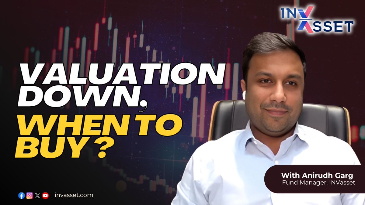 youtu.be/nNzdztiBsWo

From sitting on 100% cash to now fully invested — shared my views at CNBC TV18 interview marking a big shift in strategy.

Spoke about why falling midcap valuations and behavioral patterns made this a compelling re-entry point for us at INVasset PMS.