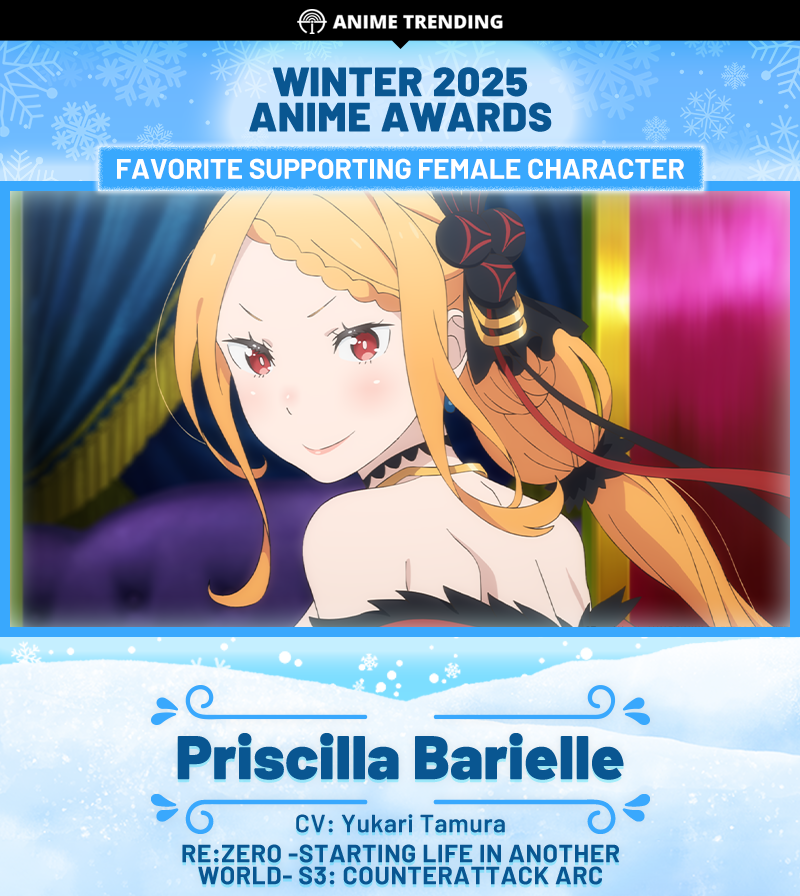 🏆 Winter 2025 Anime Awards 🏆 Favorite Supporting Female