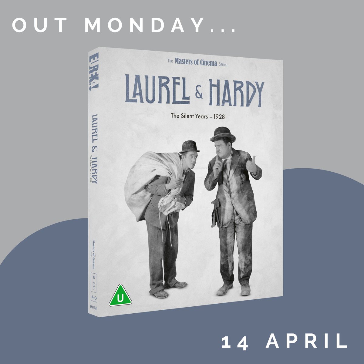Eurekavideo's tweet photo. Rediscover the timeless comedy of Laurel &amp; Hardy with a new short film collection... 

LAUREL &amp; HARDY: THE SILENT YEARS (1928) is coming to Blu-ray from Monday as part of #MastersofCinema Series. Pre-order https://t.co/qb5yuQVn00 #2KRestoration #OutMonday https://t.co/nbyRTzslWh