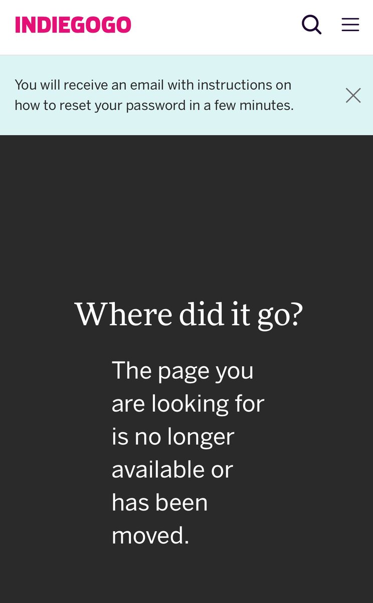 Heuroverse's tweet photo. @Indiegogo your forget password is not working. https://t.co/HUlufLbKPt