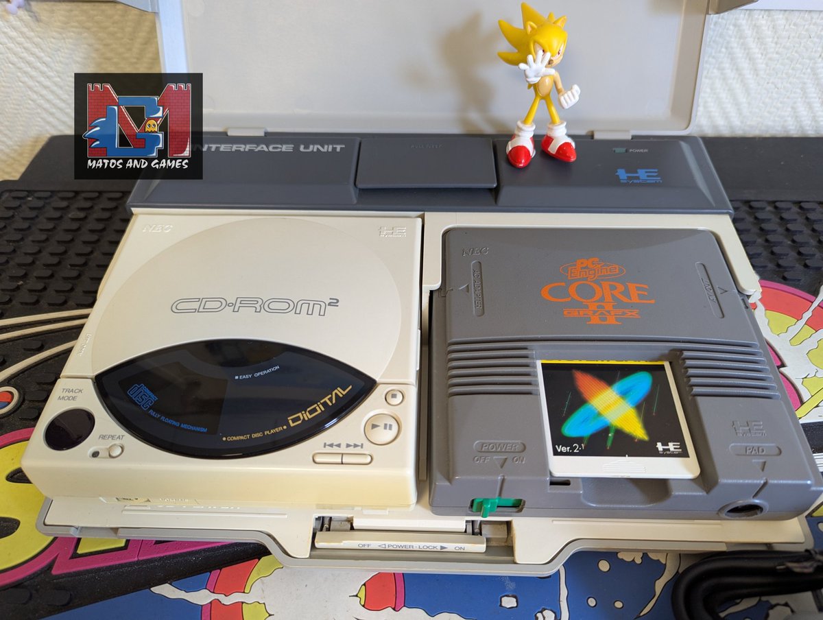MatosandGames's tweet photo. Elle fait grave plaisir cette Nec PC Engine avec interface Unit et son CD-ROM 😎
#retrogaming #nec #pcengine #interfaceunit #matosandgames https://t.co/zg3GCG51Vg