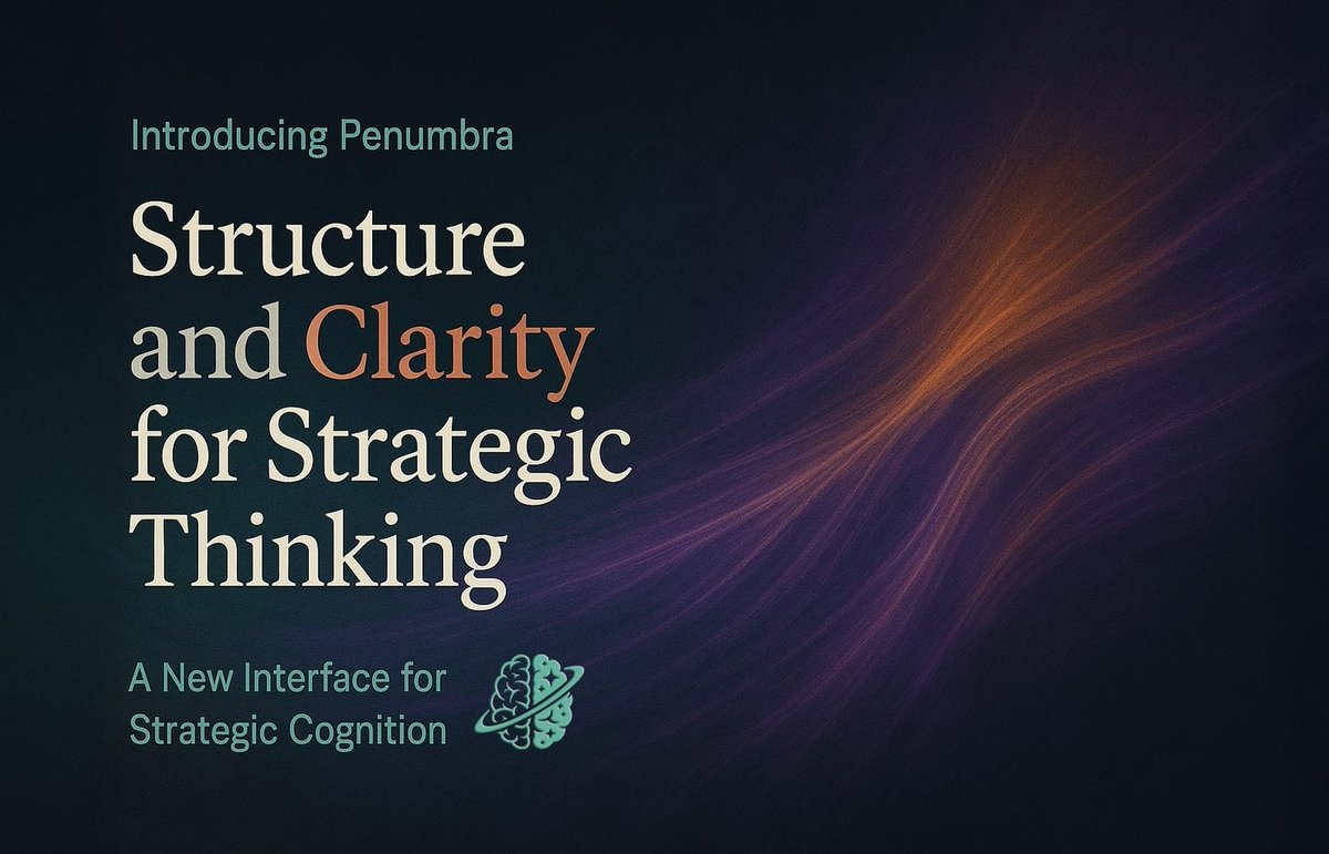 we launched closed beta for getpenumbra.ai yesterday and got 100 signups already. if you want to 'clone your thinking' and use AI as a force multiplier, Penumbra will do that for you. first beta is focused on founders and consultants, join the waitlist if that's you :)