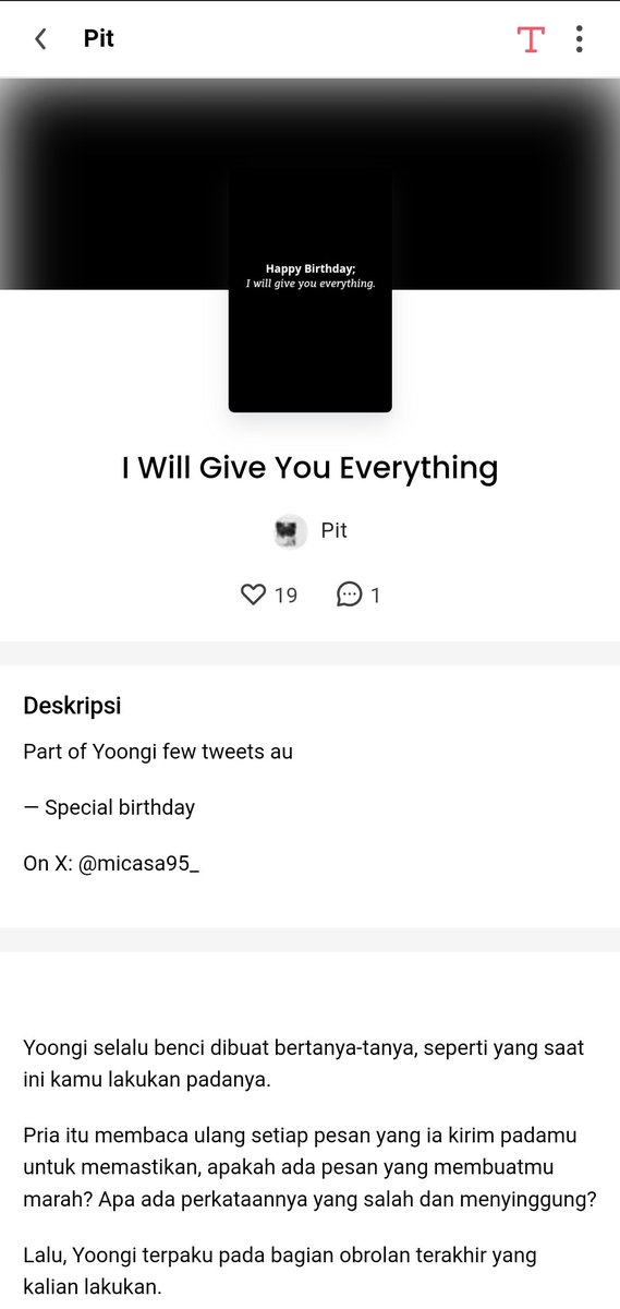urMicasa136's tweet photo. @micasa95_ Gak sia2 nunggu berjam-jam, iri bgt  sama ih, pengen punya cowok kyk yoongi Ya Allah, klo gk ada, yoongi aja deh biar gak ribet🙏 btw thank you kak pit free contentnya https://t.co/QwT7jVvdyR