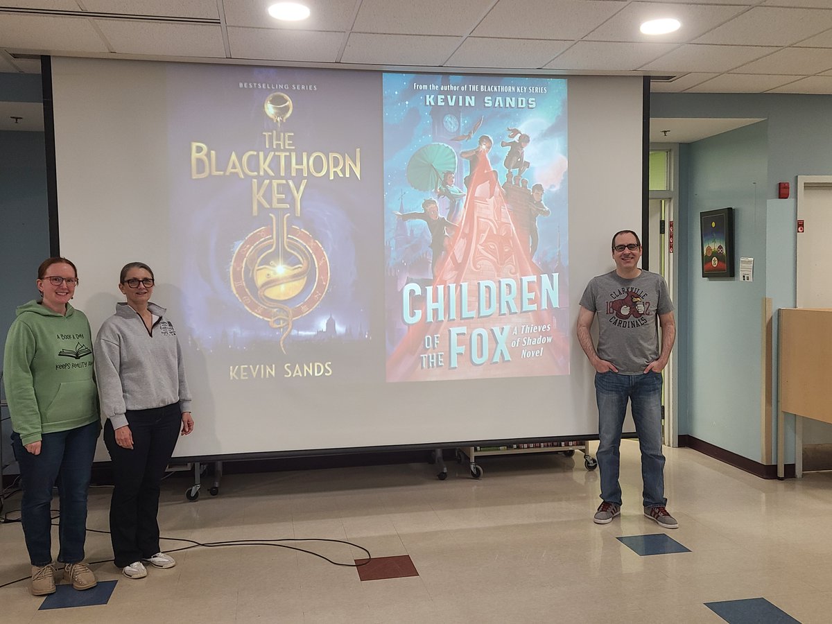 This morning we had a visit from author  <a href="/kevinsandsbooks/">🦊 Kevin Sands 🦊</a> who shared with us where he gets his ideas and an important lesson on how to spot and avoid cons and swindlers like those in his books! <a href="/StJosephOCSB/">St Joseph High School</a>