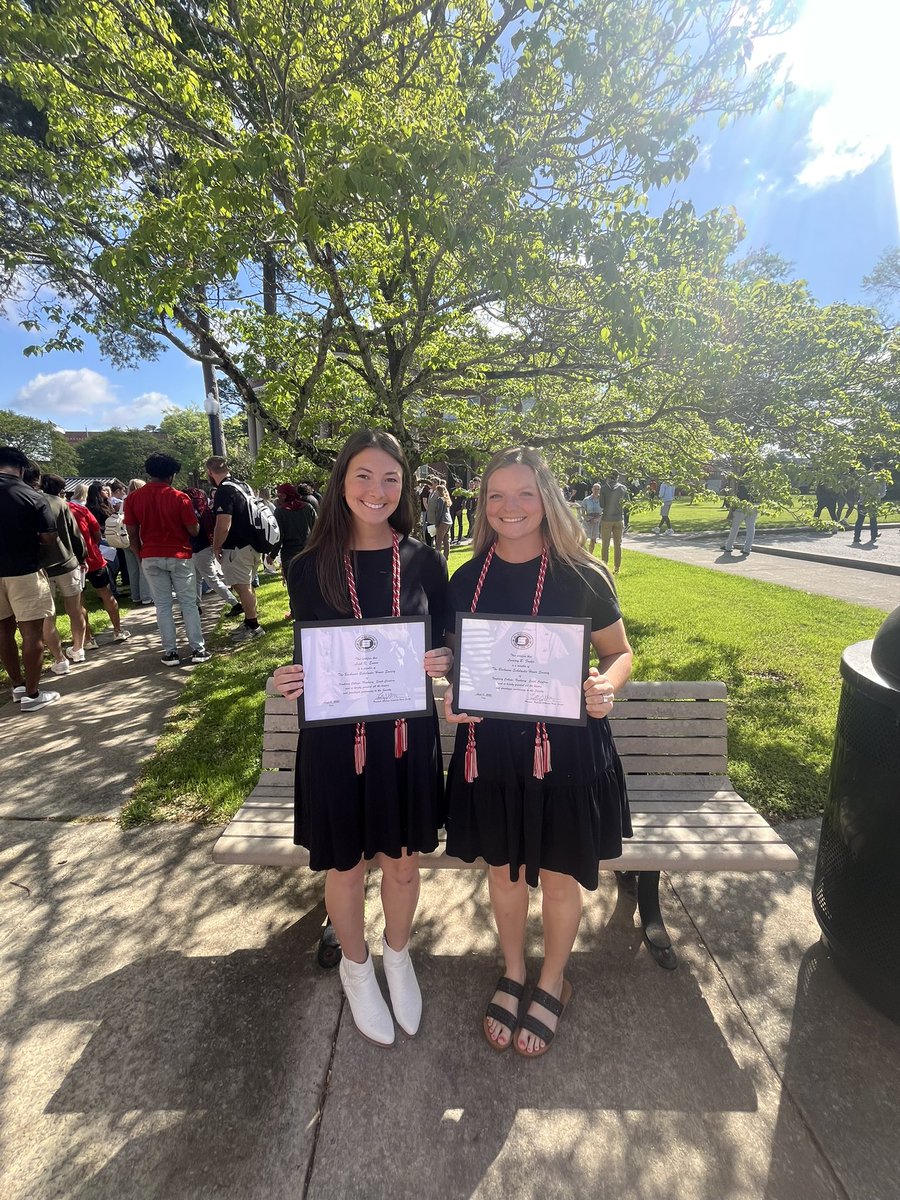 Congratulations to Leah Evans and Lindsey Foster on being inducted into the Bachman Honors Society. We are so proud of you both.