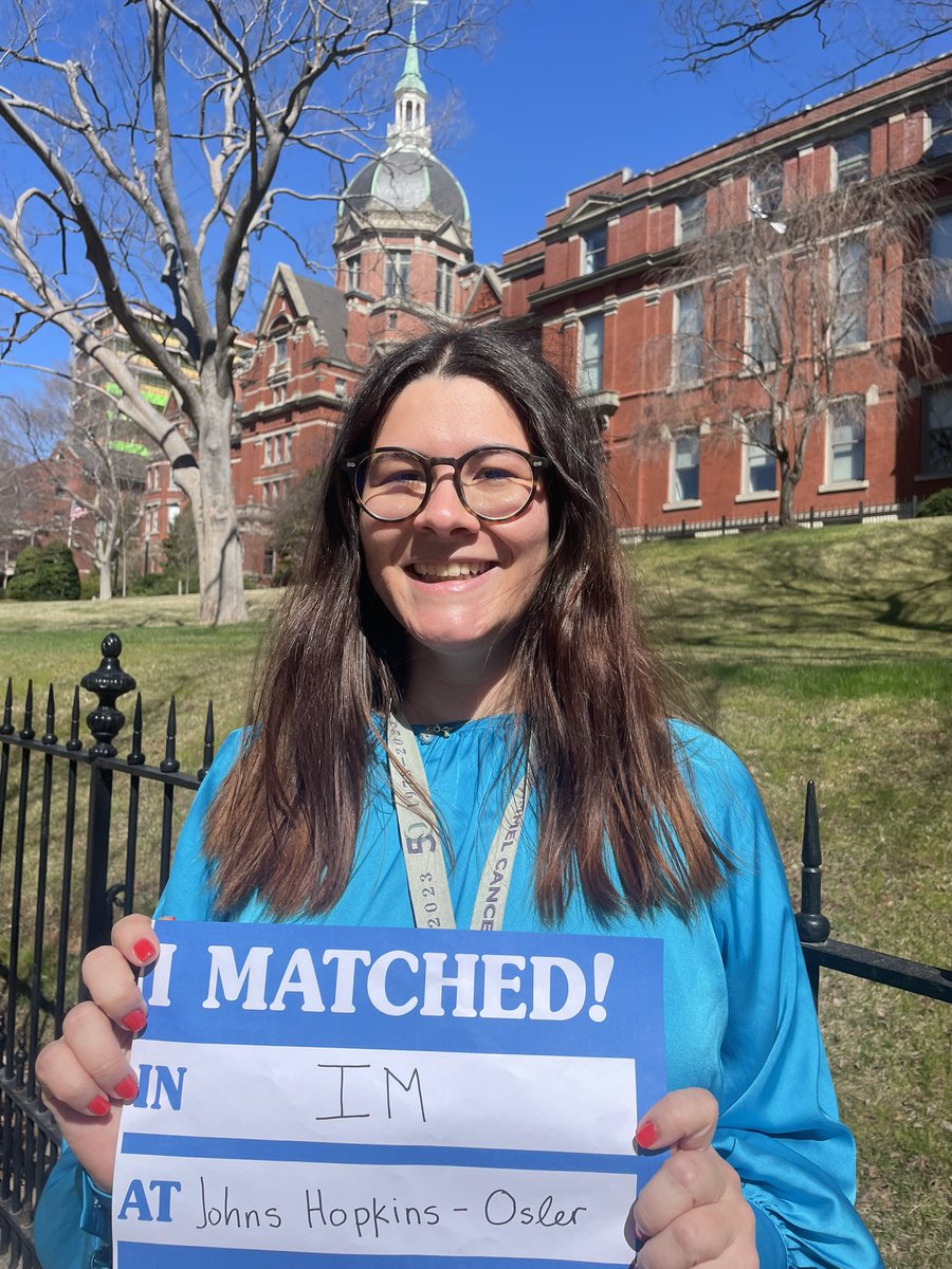 Evangelia (Elina) Vlachou, MD (@elina_vlachou) on Twitter photo This week we celebrated my 2-year research fellowship at <a href="/hopkinskimmel/">Johns Hopkins Kimmel Cancer Center</a> and my residency match into <a href="/OslerResidency/">The Osler Medical Residency</a>.
Big thank you to all those who supported me and believed in me and most of all to my mentor <a href="/JCensits/">Jean Hoffman-Censits</a>. This would have never been possible without you! This week we celebrated my 2-year research fellowship at <a href="/hopkinskimmel/">Johns Hopkins Kimmel Cancer Center</a> and my residency match into <a href="/OslerResidency/">The Osler Medical Residency</a>.
Big thank you to all those who supported me and believed in me and most of all to my mentor <a href="/JCensits/">Jean Hoffman-Censits</a>. This would have never been possible without you!