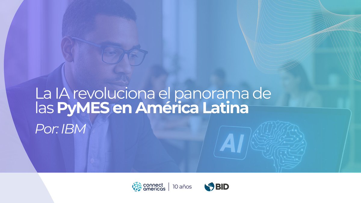 connectamericas's tweet image. 🧠 La inteligencia artificial ya no es un lujo reservado a grandes corporaciones. En #AméricaLatina y el #Caribe, las #PyMEs están descubriendo cómo la #IA puede convertirse en un verdadero socio estratégico para crecer, ahorrar y tomar decisiones más inteligentes.
En este…
