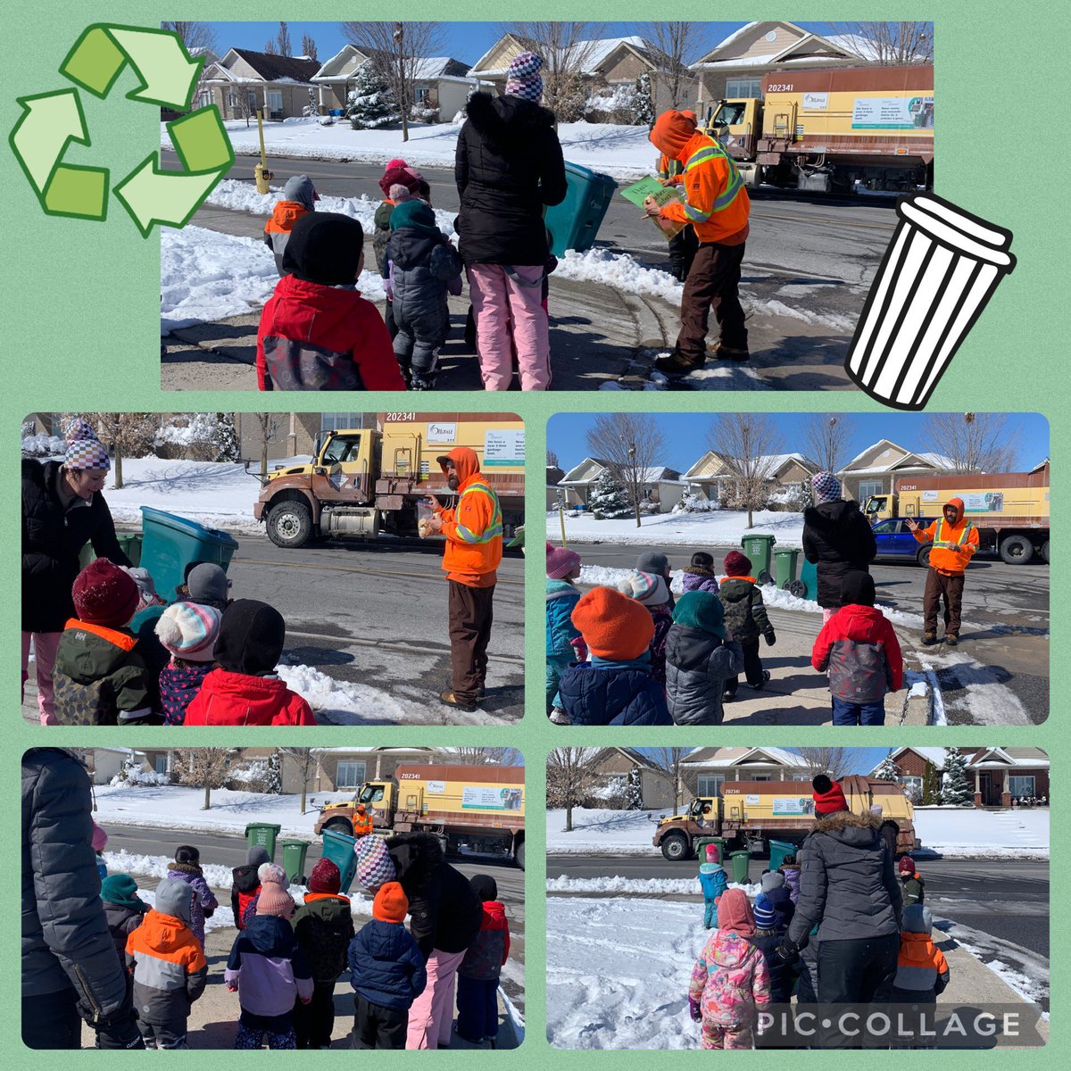 JacksonTrails's tweet photo. We are always so excited to see the garbage truck stop by our school! To show our appreciation to our sanitation workers for all the hard work they do, we baked cookies and made a lovely card. We then hand delivered our gift to our friendly, neighbourhood sanitation workers. 🚛 https://t.co/bf71yCbKXm