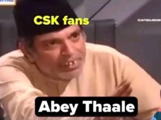 IndiaTrendingin's tweet photo. CSK Fans to Thala -

#CSKvsKKR https://t.co/I94oWxxOmA
