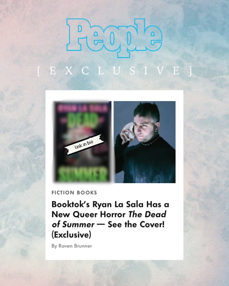 The first look at my next book is LIVE! 🌊🫧💧

<a href="/people/">People</a> has the  exclusive cover reveal for The Dead of Summer, along with a (really  horrific) excerpt! Check it out below and lemme know what you think :)