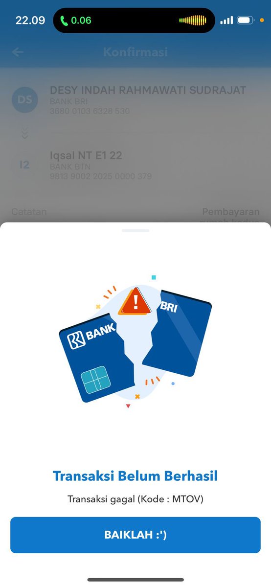 nurcahyn's tweet photo. @kontakBRI halo min boleh info solusi kendala seperti digambar? https://t.co/sBcVtllA6u