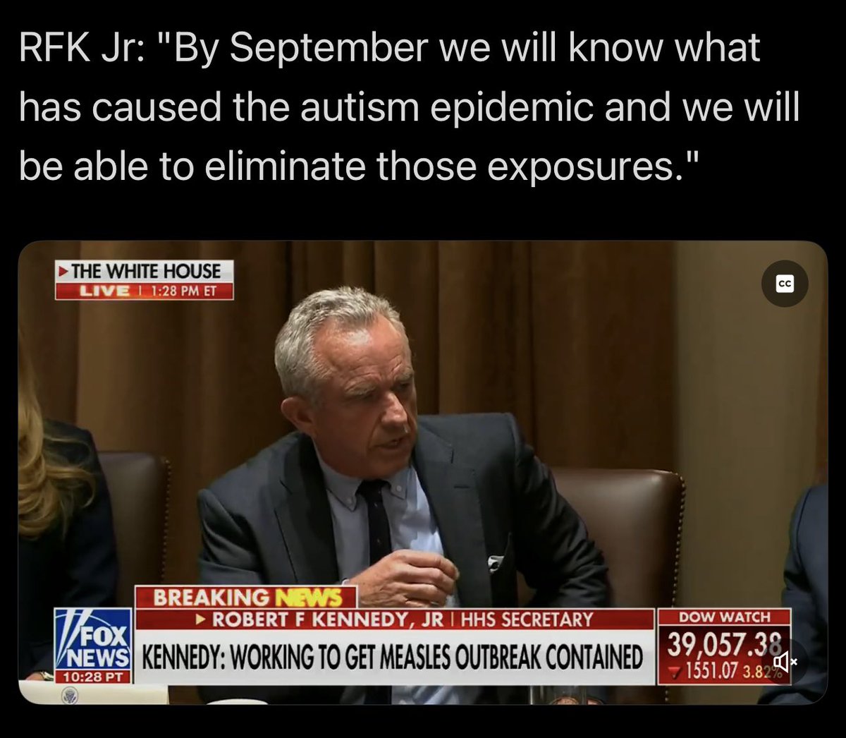 Don’t fall for it.

By September 2025, RFK Jr. will claim vaccines cause autism. 

That’s a lie. 

The science is clear, and he knows it. He’s using fear to get attention. 

Don’t let him fool you.