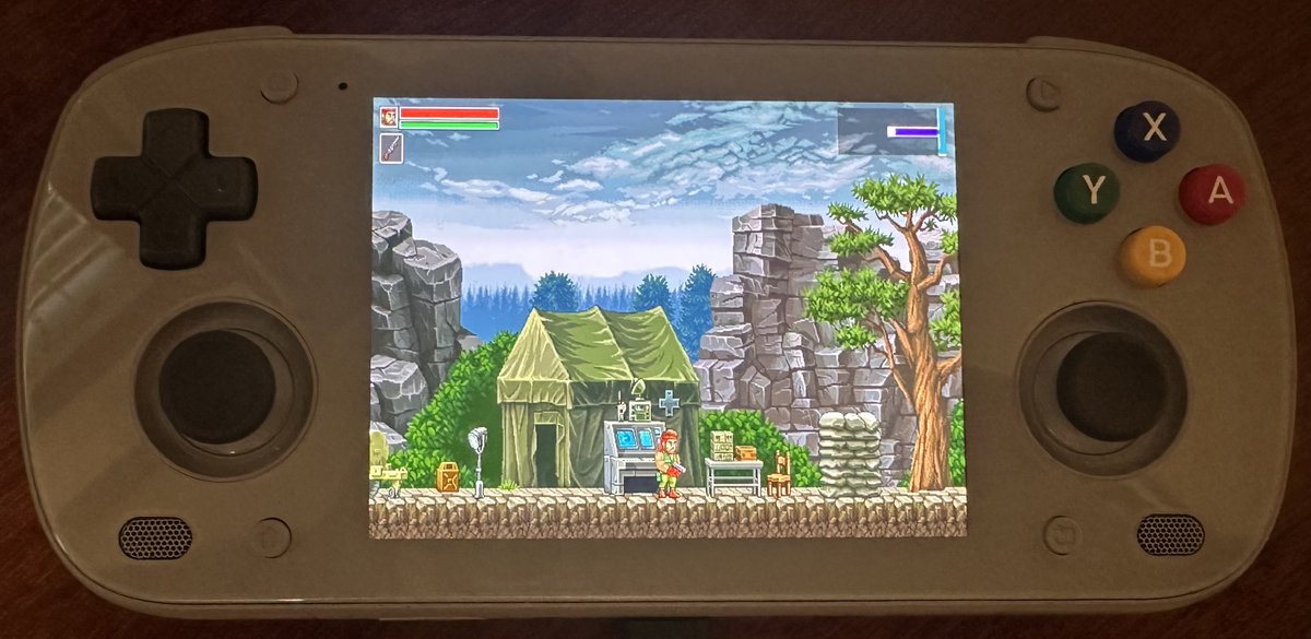 Jeod 🎮 (@jeodpm) on Twitter photo I've always loved metroidvanias. Pairing metal slug and castlevania together? Genius. Guns of Fury by <a href="/GelatoGames/">Gelato Games</a> is currently in <a href="/PortMasterLinux/">Official PortMaster Linux</a> testing. It's on sale too! Pick it up from Steam and visit our discord server to get the wrapper and play it on the go! I've always loved metroidvanias. Pairing metal slug and castlevania together? Genius. Guns of Fury by <a href="/GelatoGames/">Gelato Games</a> is currently in <a href="/PortMasterLinux/">Official PortMaster Linux</a> testing. It's on sale too! Pick it up from Steam and visit our discord server to get the wrapper and play it on the go!