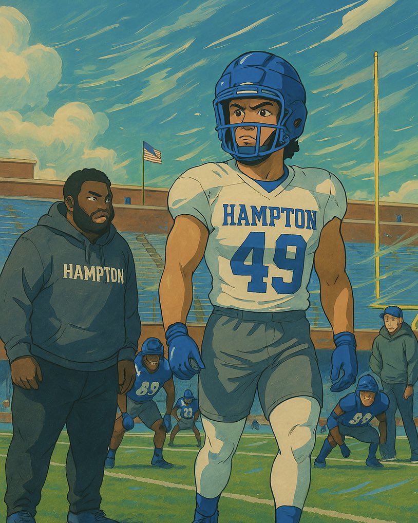 hard work illustrated ✍🏾🏈

#WeAreHamptonU #RYFP #DHTT