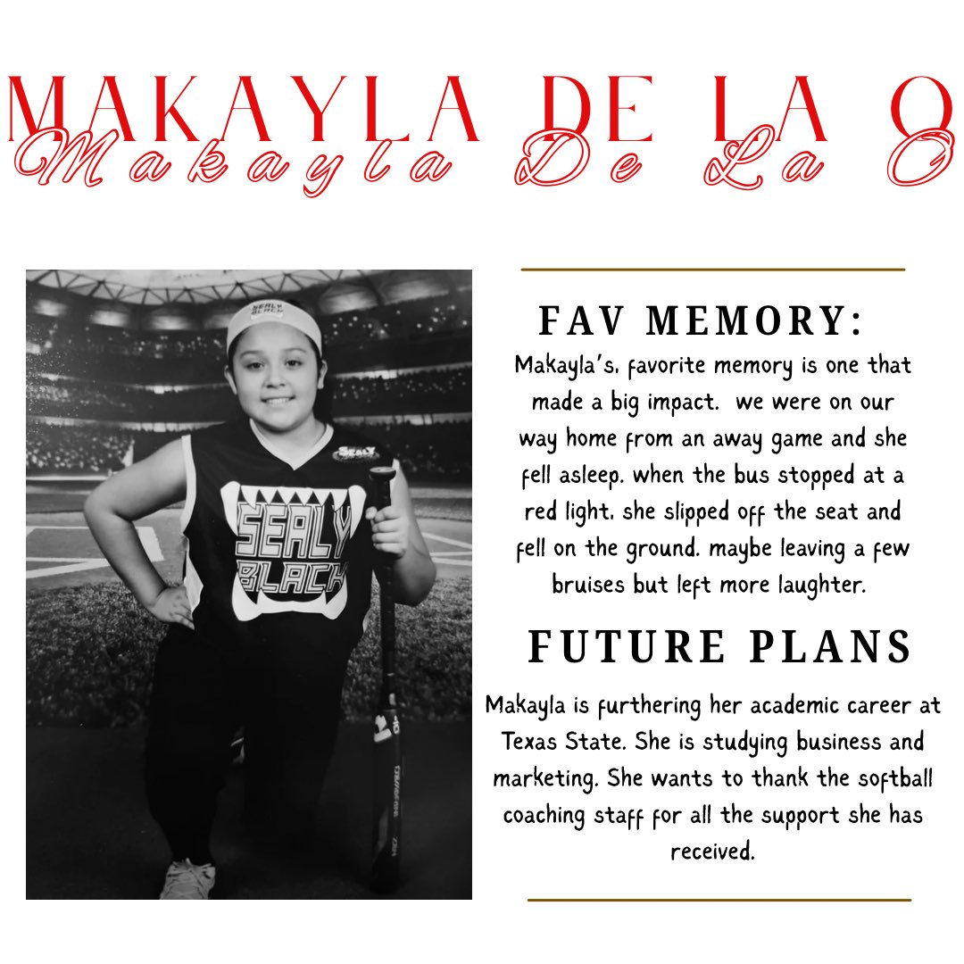 Senior Night for Makayla!!