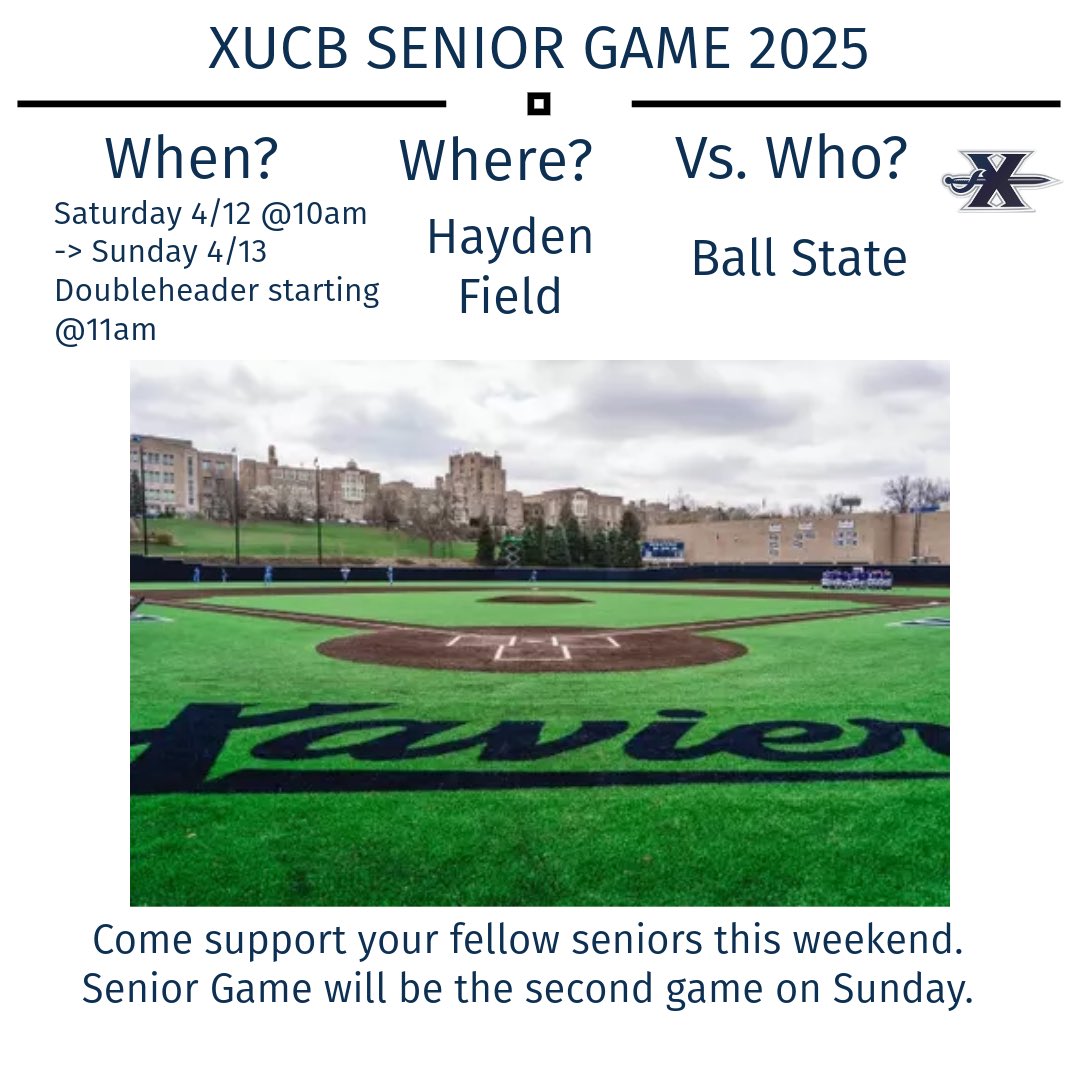 Celebrating our seniors this weekend. 

Come support XUCB #soil #LetsGoX