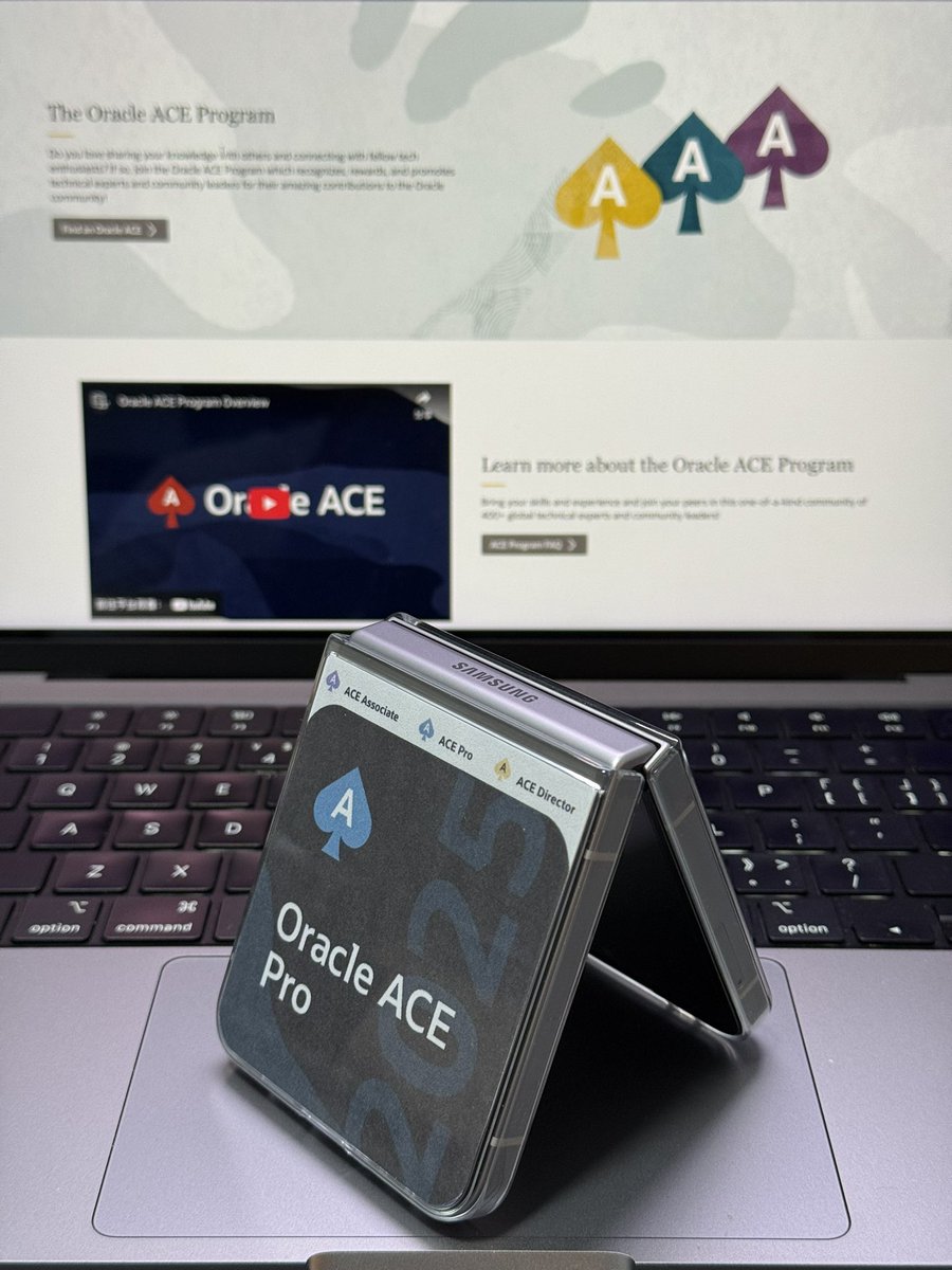 My new mobile phone😆#oracle #OracleACE #oracleace