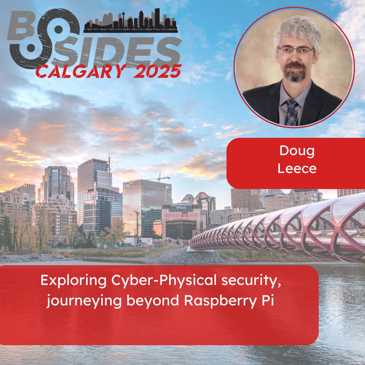 📣 BSides Calgary 2025: Speaker Spotlight! 📣

We're very excited to make a speaker spotlight announcement!

Meet Doug Leece! Doug will be presenting at BSides Calgary 2025.

Get your tickets here for an event you don't want to miss!

showpass.com/bsidescalgary2…

#bsidescalgary