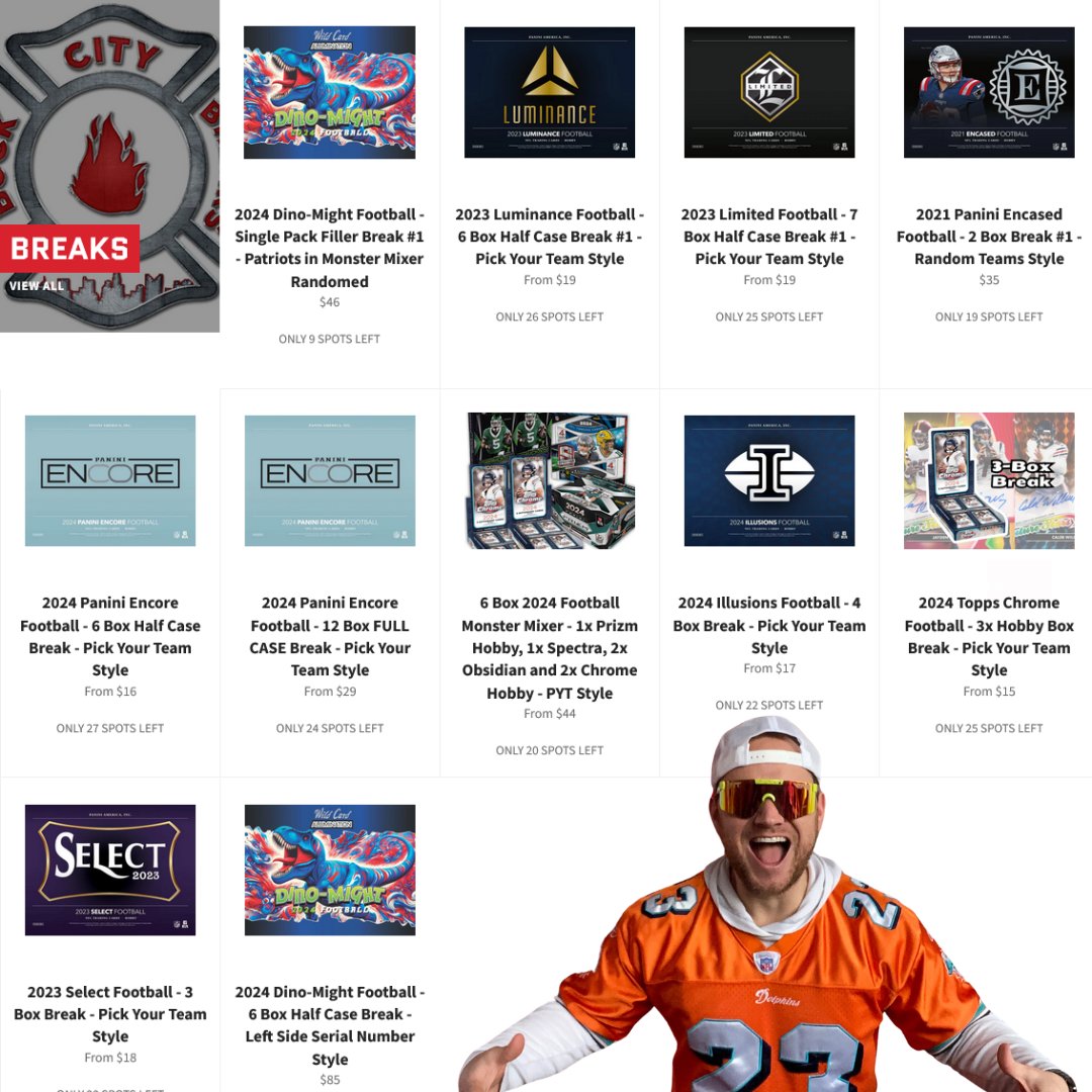 Happy Friday, hobby fam 🙌

I would absolutely LOVE to have an epic break night with you all! If you have some funds in the sports card budget this week, please consider hopping in at buckcitybreaks.com 😊

Let's make tonight special!