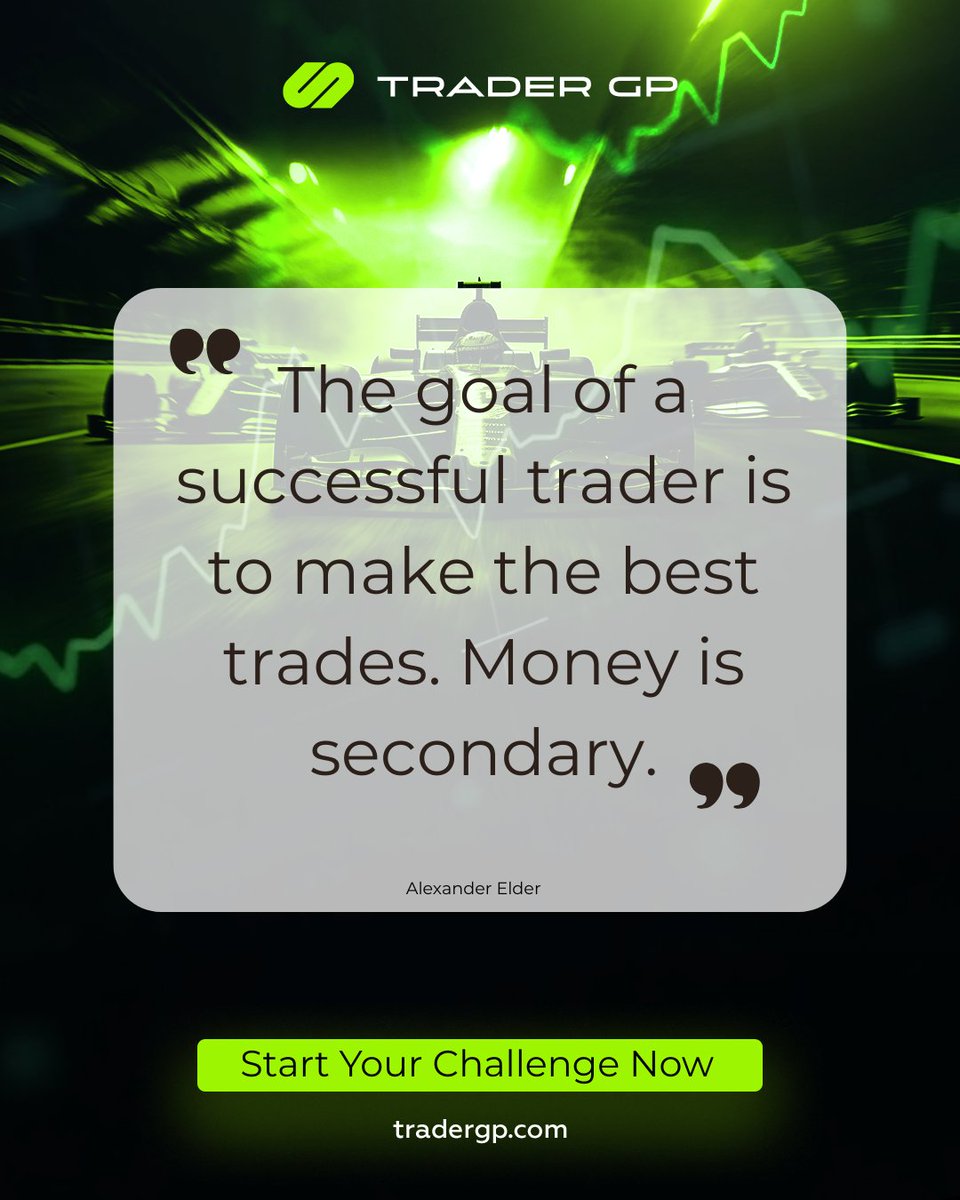 tradergp_en's tweet photo. 💹 "The goal of a successful trader is to make the best trades. Money is secondary." – Alexander Elder 🌟

Are you ready to take your trading to the next level? Join Trader GP and start your challenge today! 🚀

#TradeSmart #PropFirm #TradingChallenge #FinancialFreedom #InvestorMindset #TraderLife #TraderGP